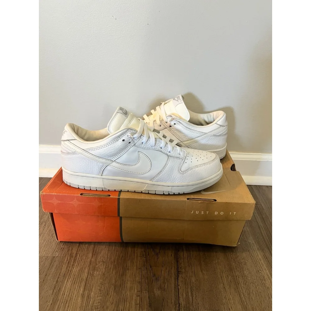 Nike Dunk Low Pro B - White - SZ 13 - Picture 1 of 11